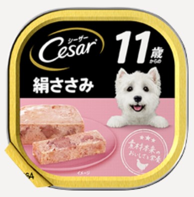 【96個セット】 マースジャパンリミテッド シーザー11歳からの絹ささみ100g