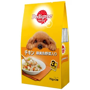 【48個仕掛ける】 マースジャパンリミテッド  ペディグリー成犬用牛肉緑黄色草片入り口・入口70g×3袋