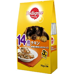 【48個仕掛ける】マースジャパンリミテッド ペディグリー成犬用ささみ緑黄色草片入り口・入口70g×3袋