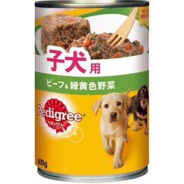 【24個仕掛ける】マースジャパンリミテッド ペディグリー犬ころ用牛肉＆緑黄色草片400g