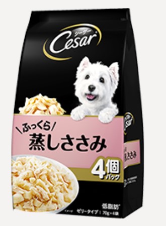 【36個仕掛ける】 マースジャパンリミテッド  シーザーごろっと蒸しささみ70g×4袋