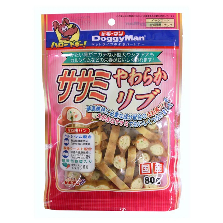 【36個仕掛ける】ドギーマンハヤシ ドギーマンササミやわらか肋筋80g
