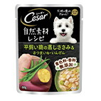 【48個セット】 マースジャパンリミテッド シーザー自然素材レシピ平飼い鶏の蒸しささみ＆さつまいも・いんげん60g