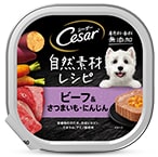【112個仕掛ける】 マースジャパンリミテッド シーザー気取らない原料品処方せん牛肉＆さつまいも・にんじん85g