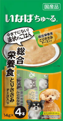 【24個セット】INABA ちゅーる 総合栄養食 とりささみ チーズ入り 14g×4