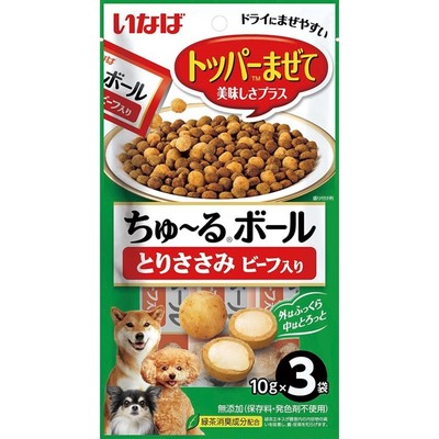 【48個セット】ちゅ～るボールとりささみビーフ入り10g&times;3袋｜スペシャルスペース　ペット館