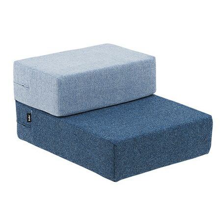 ペティオ 【3個セット】ペティオファブリッククッションステップオーシャンブルー
