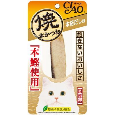 【36個セット】いなばペットフード CIAO焼本かつお本格だし味1本