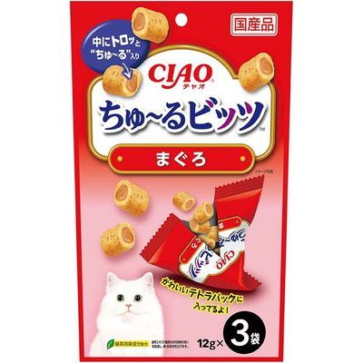 【48個仕掛ける】 CIAO ちゅーるビッツ まぐろ 12g×3袋