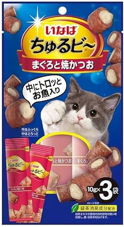 【24個セット】ちゅるビ~まぐろと焼かつお10g×3袋