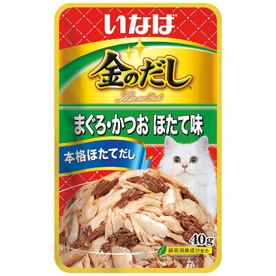 【96個セット】 いなばペットフード 金のだしまぐろ・かつおほたて味40g｜スペシャルスペース　ペット館