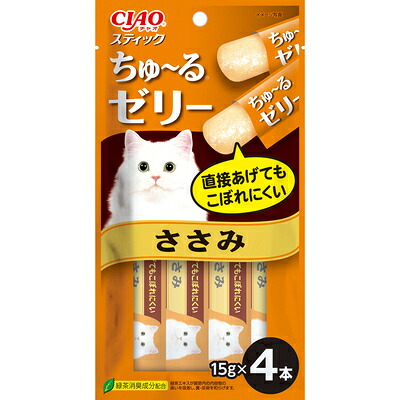 【48個仕かける】いなば愛玩動物ボンネット  CIAO突っ支い棒ささみ15g×4本