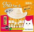 【8個セット】いなばペットフード CIAOちゅ～るとりささみ海鮮ミックス味14g×20本
