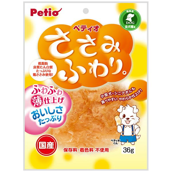【60個セット】ペティオ ペティオささみふわり。36g｜スペシャルスペース　ペット館