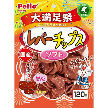 【30個セット】ペティオ ペティオレバーチップスソフト大満足祭120g