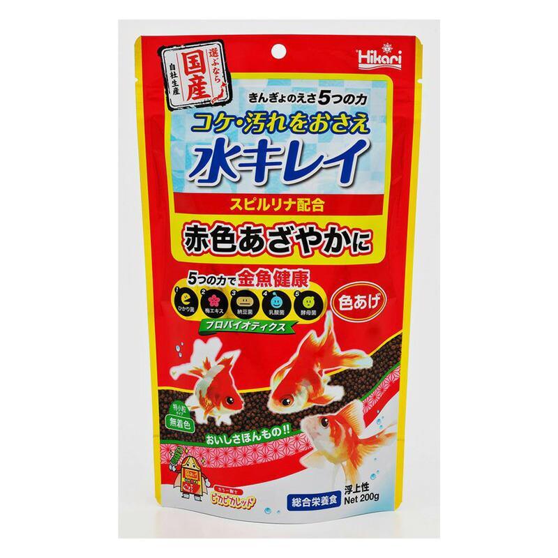 【20個書き割り】キョーリン ひかりきんぎょのえさ5つの力色あげ〈特微粒子〉200g
