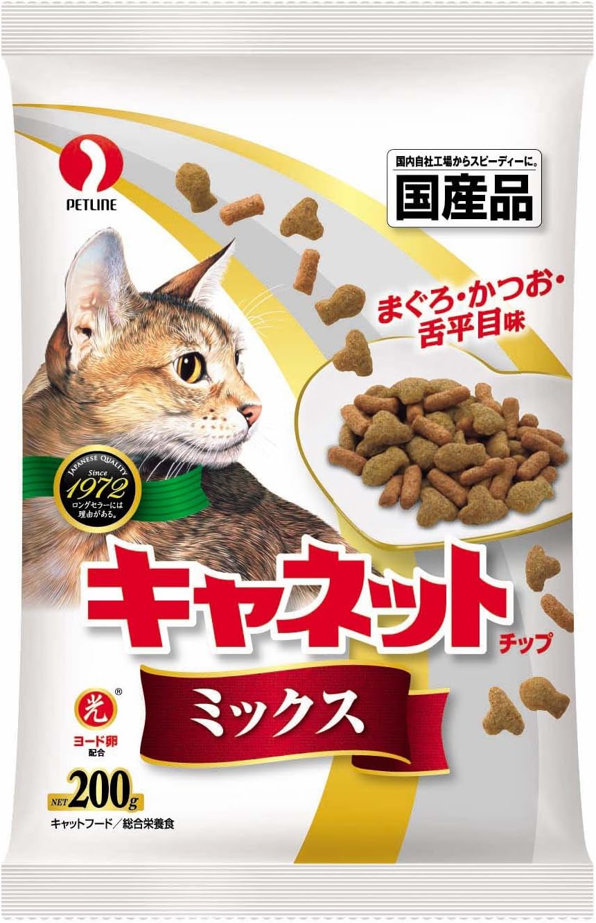 【40個セット】ペットライン キャネットチップミックス200g｜スペシャルスペース　ペット館