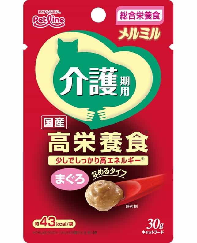 【48個セット】 ペットライン メルミル介護期用まぐろ30g