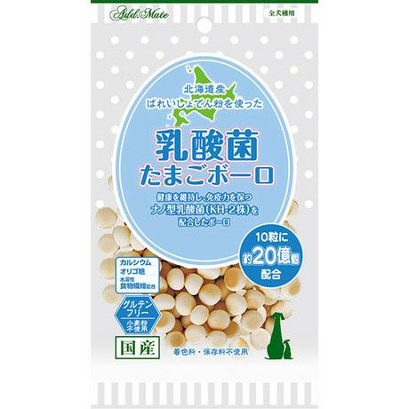 【30個セット】ペティオ Add.Mate乳酸菌たまごボーロ50g