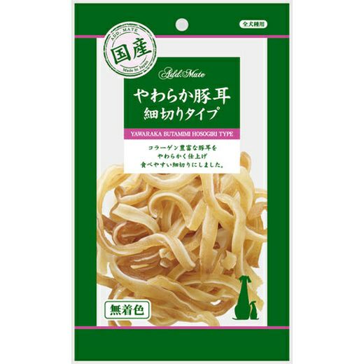 【20個セット】ペティオ Add.Mateやわらか豚耳細切りタイプ85g