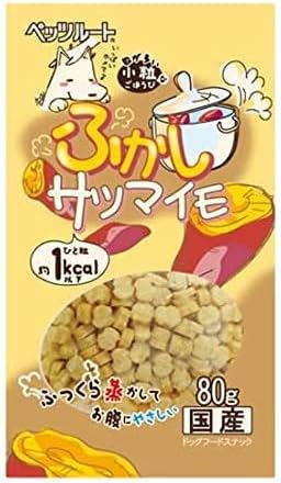 【60個仕掛ける】ペッツルート ふかし薩摩芋80ｇ 犬用品-ドッグフード・サプリメント-ペット・ペットグッズ