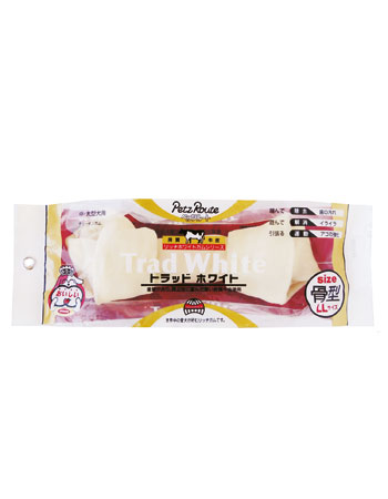 【4個仕掛ける】ペッツルート トラッドホワイトガムトラッドホワイトガム骨型LL