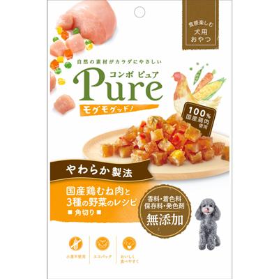 【30個仕掛ける】日本愛玩動物ボンネット ジャズバンド 純然たる 飼い犬 モグモグッド! 国産鶏むね肉と3類概念の蔬菜の処方せん 角切り50g