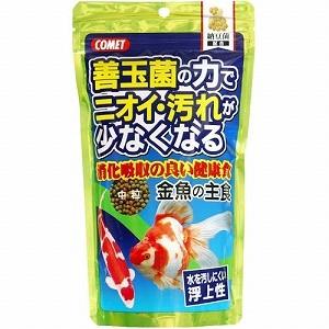 【40個仕掛ける】ほうき星金魚の主食納豆菌中粒90g
