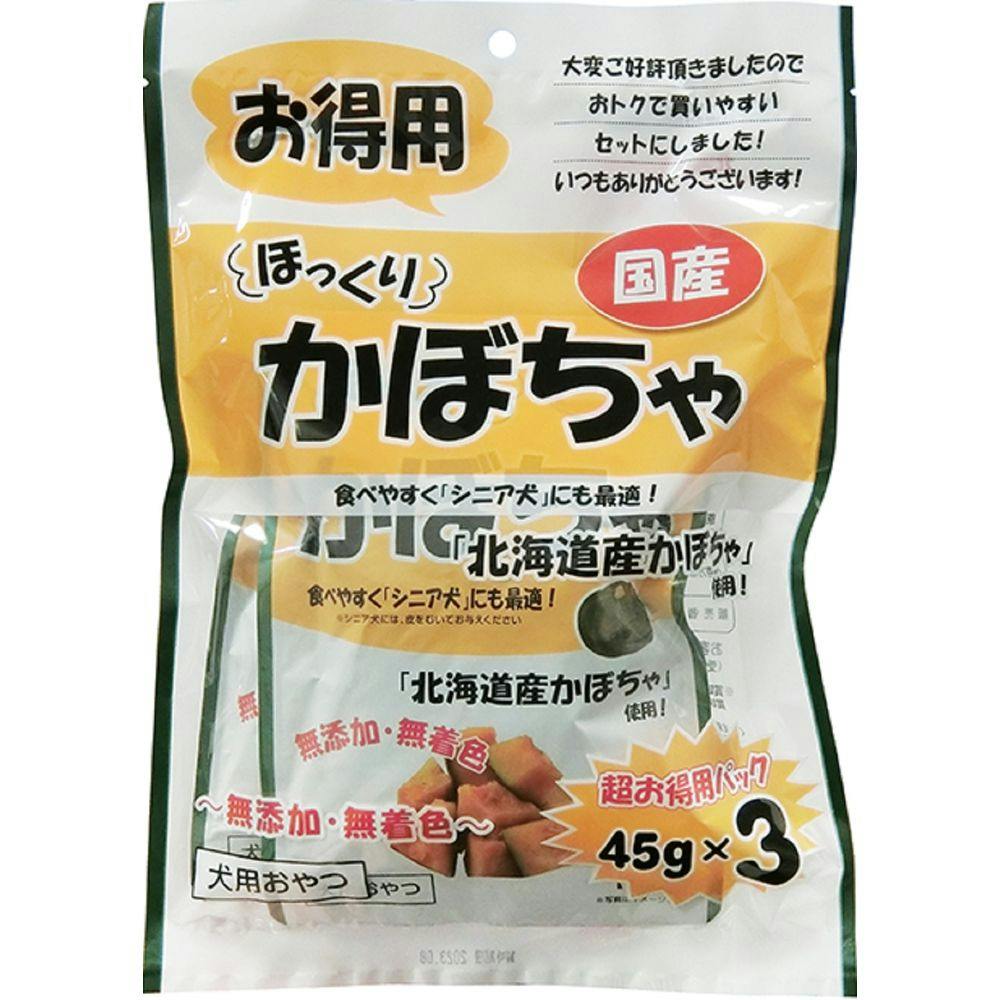 【40個仕掛ける】藤沢商事 フジサワほっくりかぼちゃお得用45g×3P ドッグフード・サプリメント-おやつ-ペット・ペットグッズ