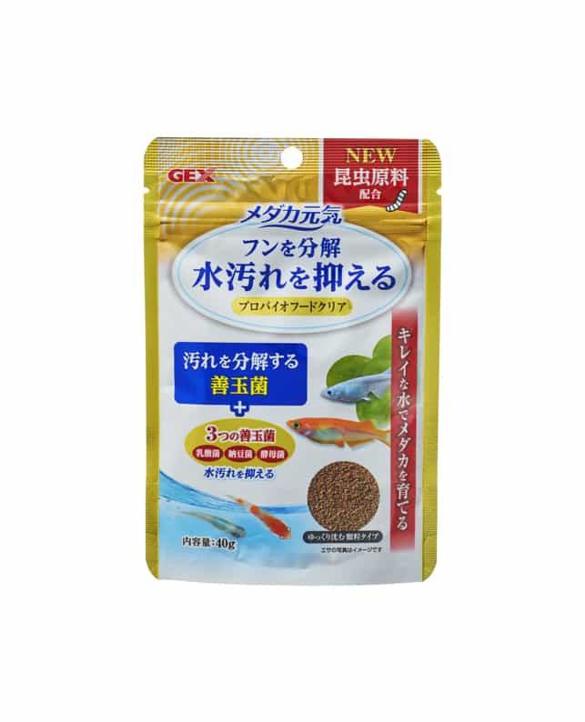 【48個セット】ジェックス メダカ元気 プロバイオフードクリア 40g