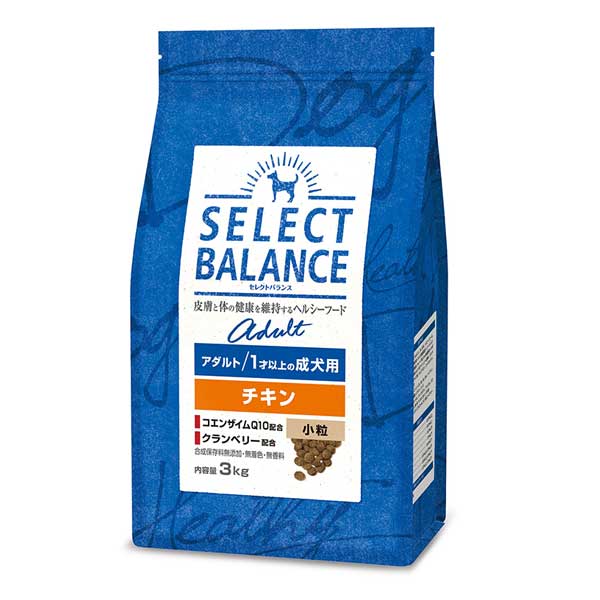 【2個セット】ベッツ・チョイス・ジャパン セレクトバランス アダルト チキン 小粒 1才以上 成犬用 3kg｜スペシャルスペース　ペット館