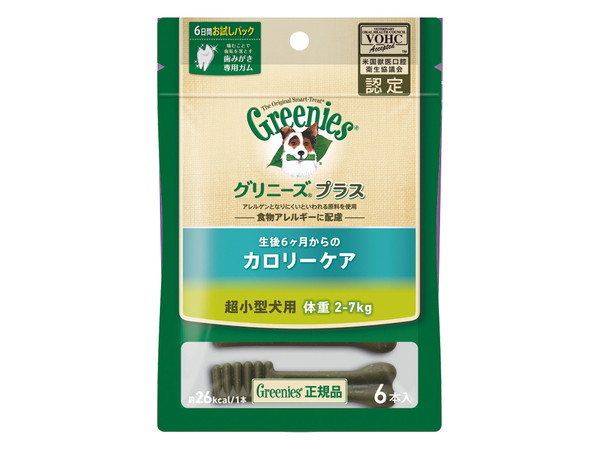 【80個仕掛ける】マースジャパンリミテッド グリニーズプラス キロカロリー世話をする 超小型犬用 2-7kg 6本入