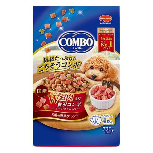 【12個セット】コンボ ドッグ Wお肉入り 720g（4袋入り）