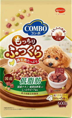 【12個セット】 日本ペットフード コンボ ドッグ もっちりふっくら 低脂肪 600g