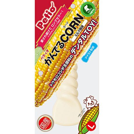 【6個セット】ペティオかんでるCORNツイストミルク風味L