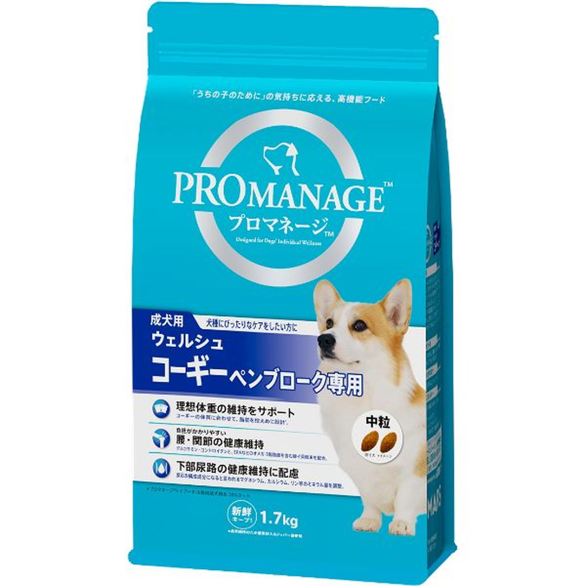 【6個セット】 マースジャパンリミテッド プロマネージ 成犬用 ウェルシュ・コーギー・ペンブローク専用 1.7kg｜スペシャルスペース　ペット館 7,942円