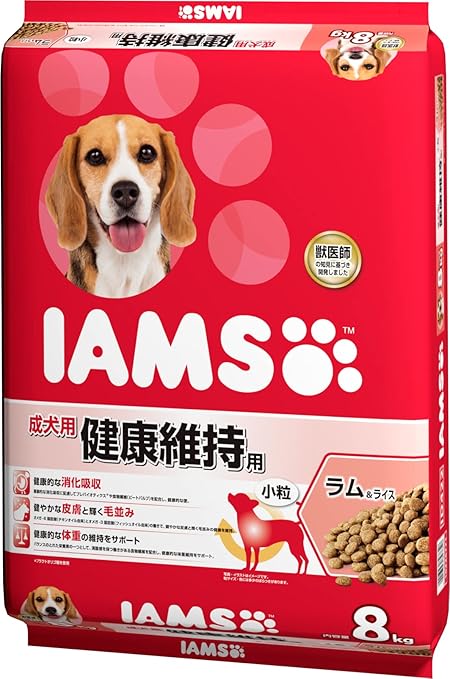 マースジャパンリミテッド アイムス成犬用健康維持用ラム＆ライス小粒8kg