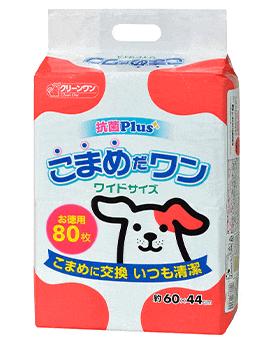 【4個セット】クリーンワン こまめだワン ワイド 80枚