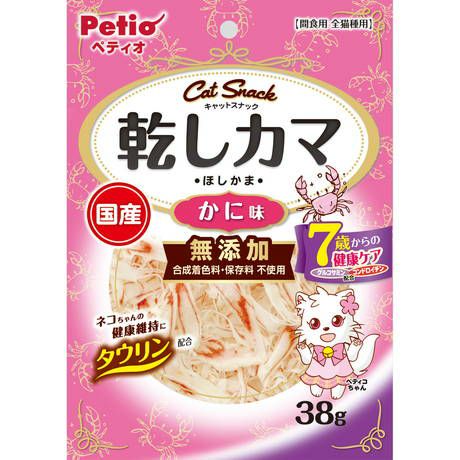 【60個仕掛ける】ペティオ 猫SNACK 乾しカマ かに味 7歳からの思わしい世話をする 38g