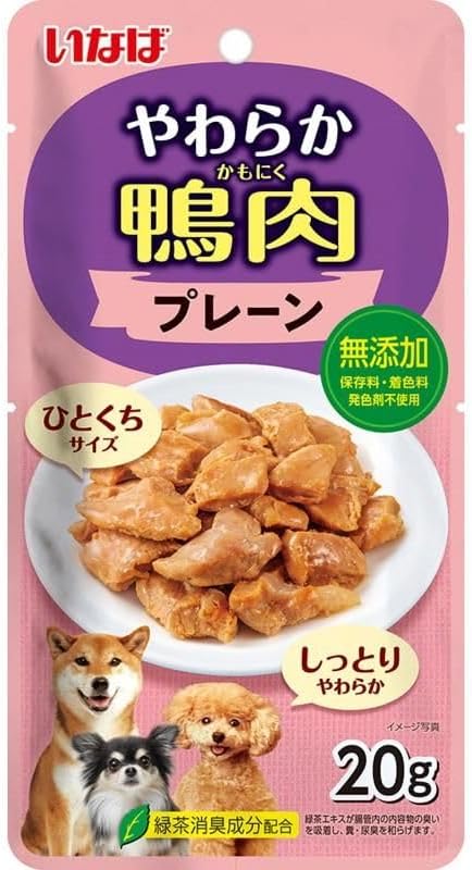 【48個セット】いなば いなば やわらか鴨肉　プレーン 20g