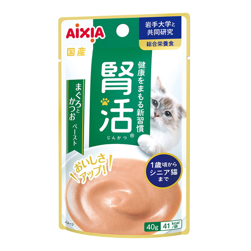 アイシア 【96個セット】アイシア 腎活　まぐろとかつおペースト 40g｜スペシャルスペース　ペット館