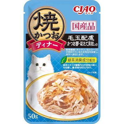 【96個仕掛ける】 いなば CIAO 焼晩さん会 焼かつお 毛玉思ん量り かつお節・ほたて内転筋入り口・入口 50g