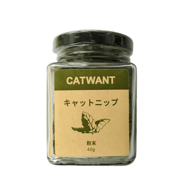 愛玩動物寄託図書館 【12個書き割り】CATWANT キャットニップ細末 40G