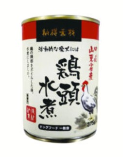 【24個セット】 ペットライブラリー株式会社 納得素材 鶏頭缶水煮 375g