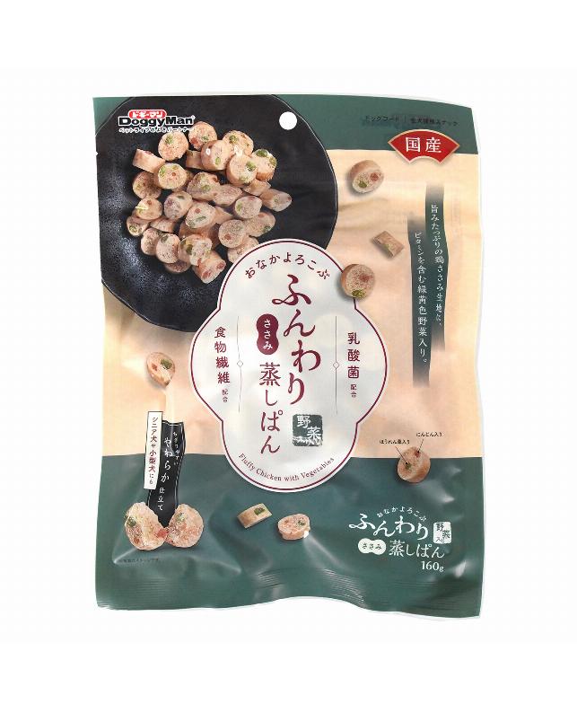 【24個セット】ふんわりささみ蒸しぱん 野菜入り 160g