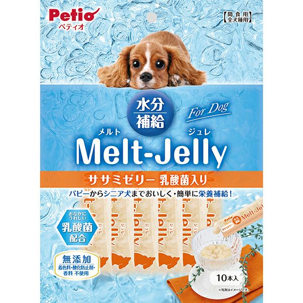 【30個仕かける】ペティオ メルトジュレ ForDog 水分付けたし ササミゼリー乳酸菌入り口・入口 10本 おやつ-ドッグフード・サプリメント-犬用品