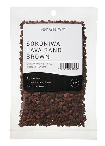【36個仕掛ける】 水作 ソコニワ 自然的真砂溶岩砂茶 200ml