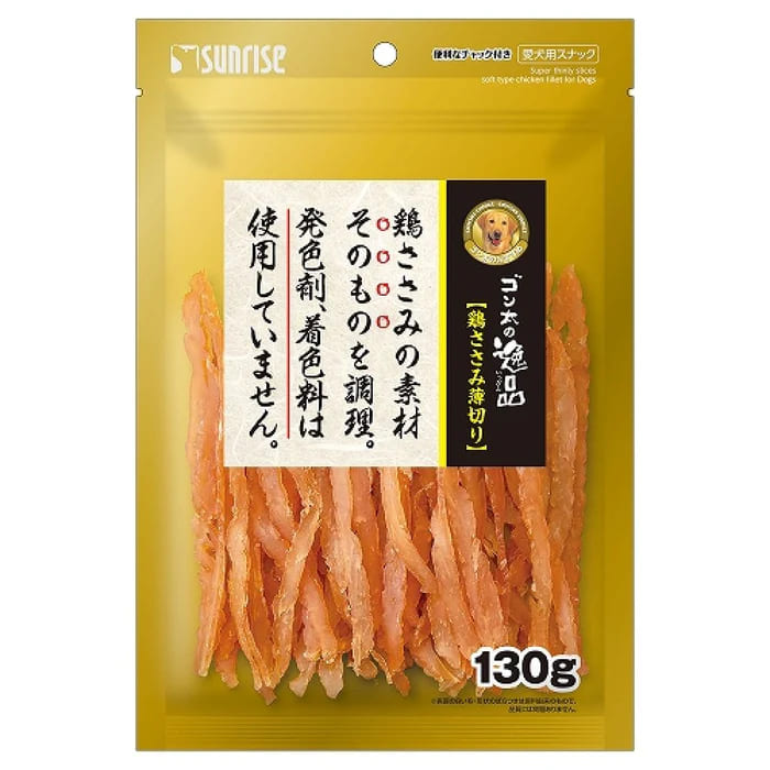 【48個セット】マルカン ゴン太の逸品　鶏ささみ薄切り１３０ｇ