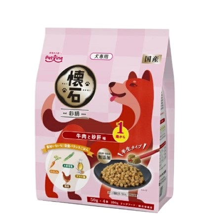 【24個セット】 ペットライン 懐石彩膳 1歳から 牛肉と砂肝味 200g|スペシャルスペース ペット館