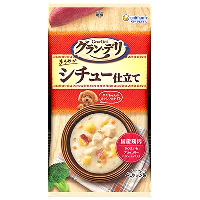 【28個セット】ユニ・チャーム グラン・デリパウチシチュー仕立て４０ｇ×３個